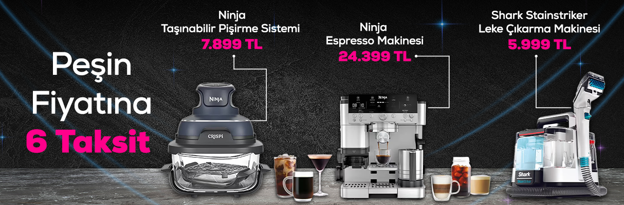 Shark ve Ninja Ürünlerinde 6 Taksit