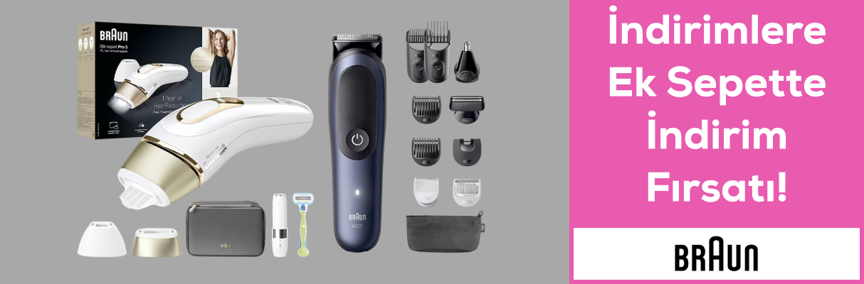 Braunshop Mağazasında İndirimlere Ek Sepette İndirim Fırsatı