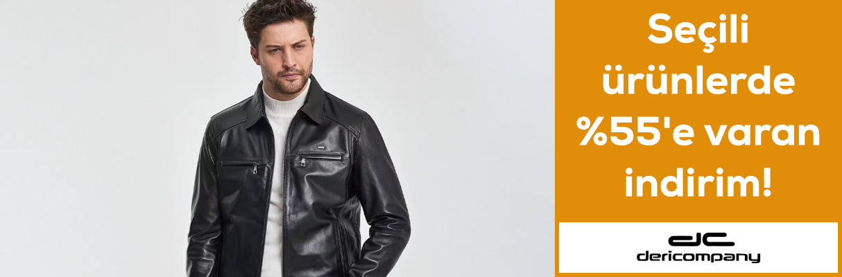 Dericompany Seçili ürünlerde %55'e varan indirim