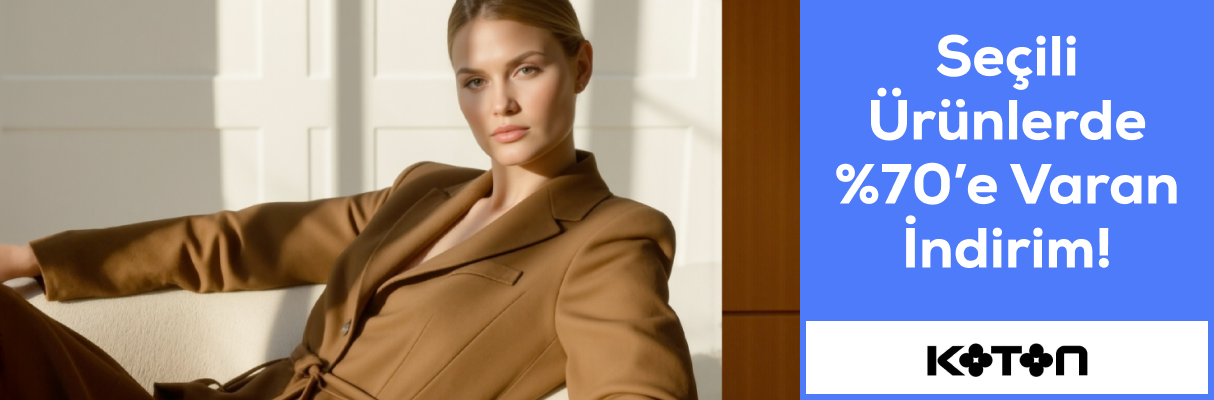 Koton Seçili ürünlerde %70'e varan indirim