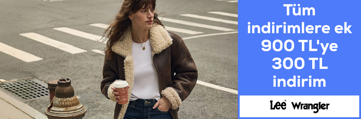 Lee Wrangler 900 TL'ye 300 TL indirim