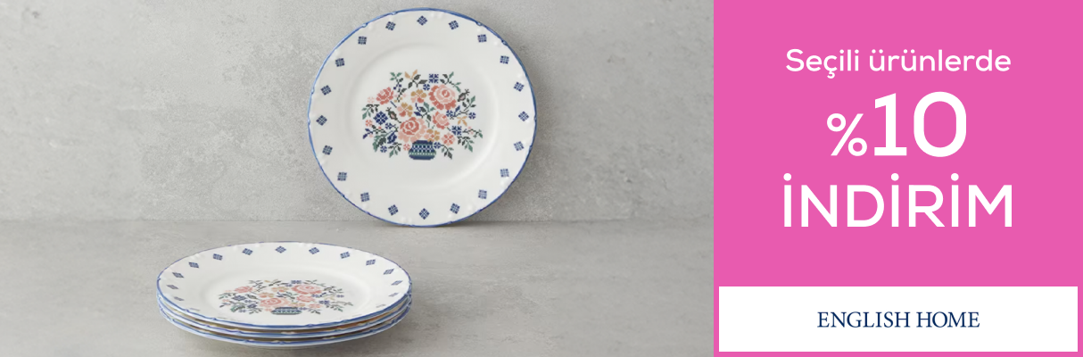 English Home'da Seçili Ürünlerde %10 İndirim
