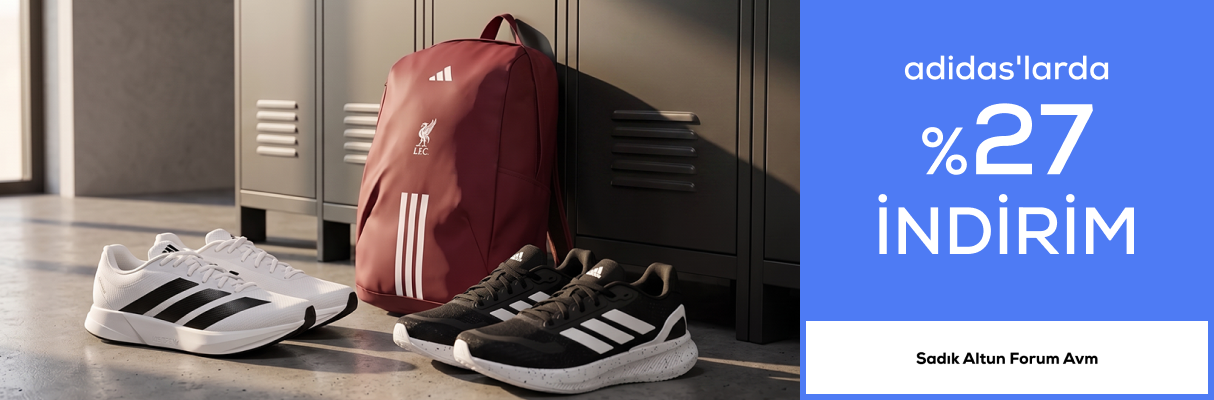 Sadık Altun Forum Avm Mağazası Adidas'larda %27 Net İndirim!