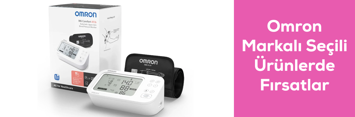 Omron Markalı Seçili Ürünlerde Fırsatlar