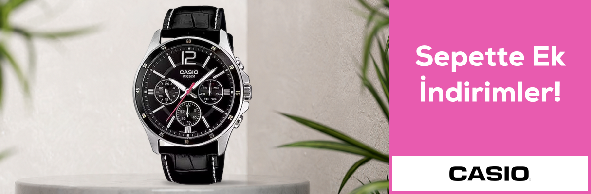 Casio'da Sepette Ek İndirimler!