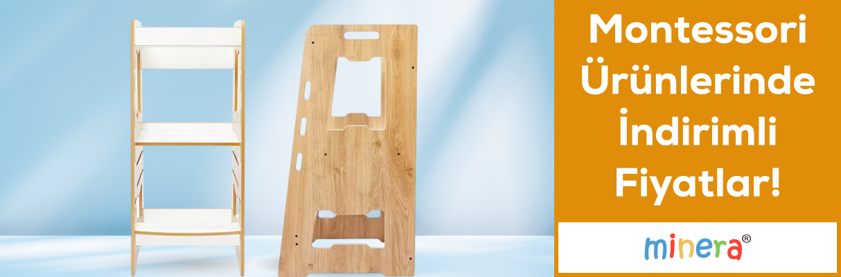 Minera Montessori Ürünlerinde İndirimli Fiyatlar