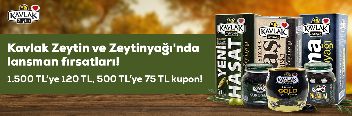 Kavlak Zeytin Pazarama'da