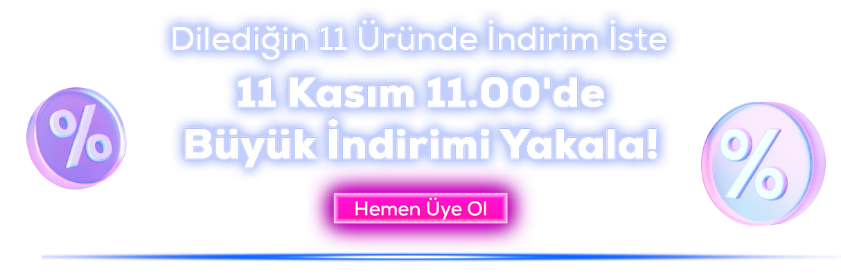 Diledğin Üründe İndirim İste Gerisi Bizde 