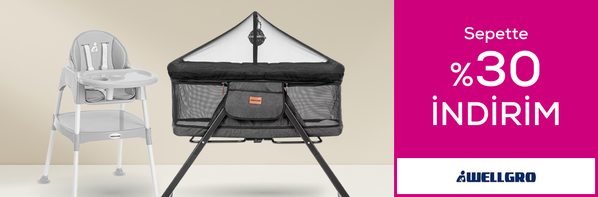 Wellgro Markasında Sepette %30 İndirim