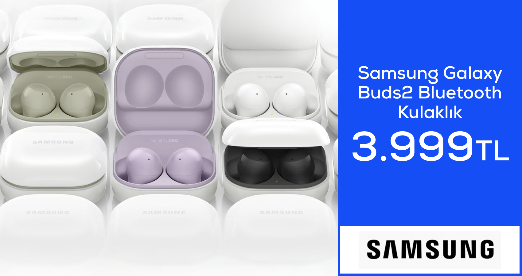 Samsung Galaxy Buds2 Bluetooth Kulaklık 3999 TL