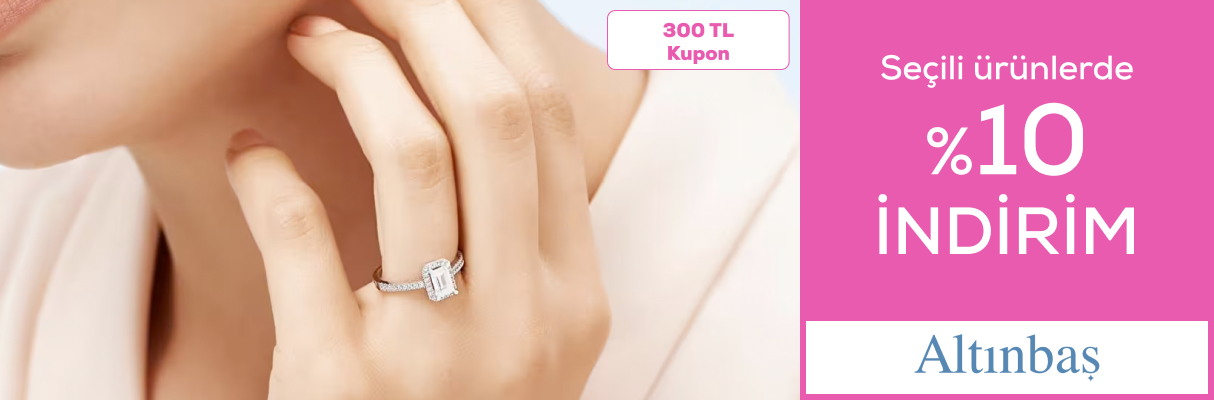Altınbaş Seçili Ürünlerde %10 İndirim ve 300TL Kupon!