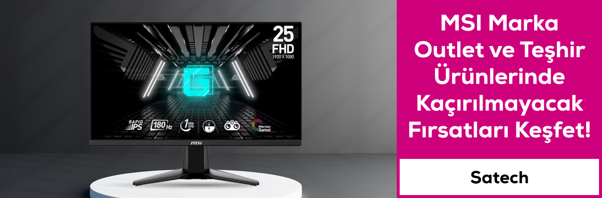 MSI Marka Outlet ve Teşhir Ürünlerinde Kaçırılmayacak Fırsatları Keşfet!