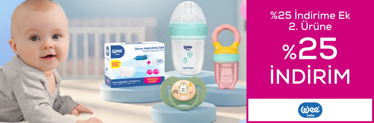 Wee Baby %25 İndirime ek 2.üründe %25 İndirim
