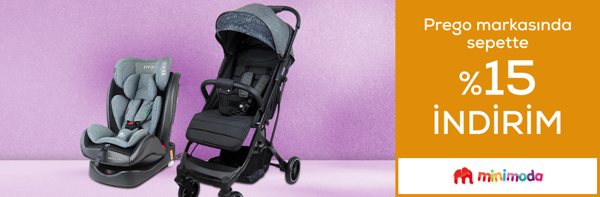 Prego Markasında Sepette %15 İndirim