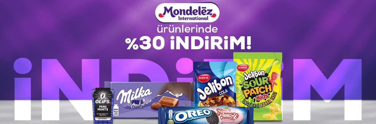 Mondelez Ürünlerinde %30 İndirim
