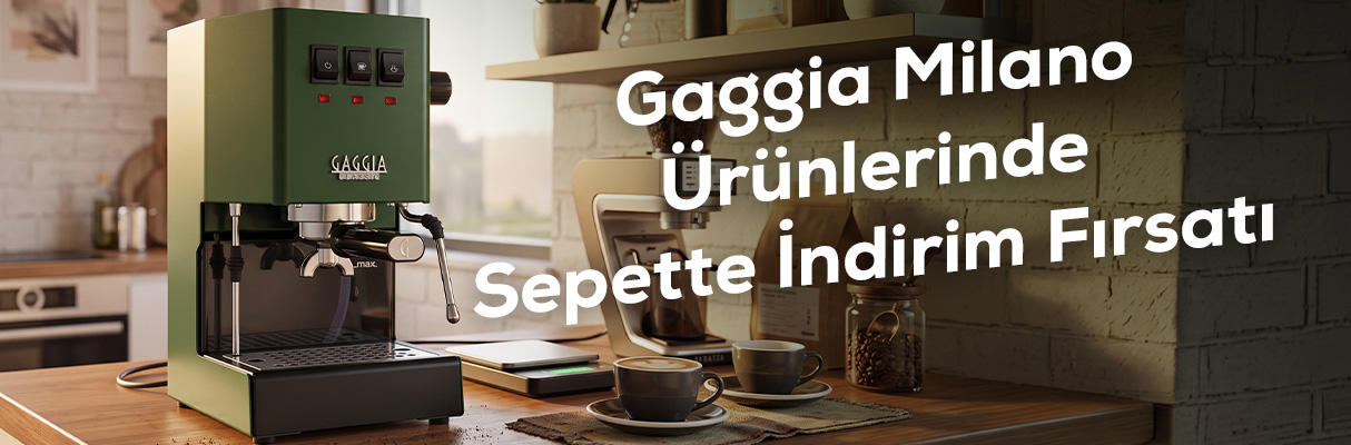 Gaggia Milano Ürünlerinde İndirim
