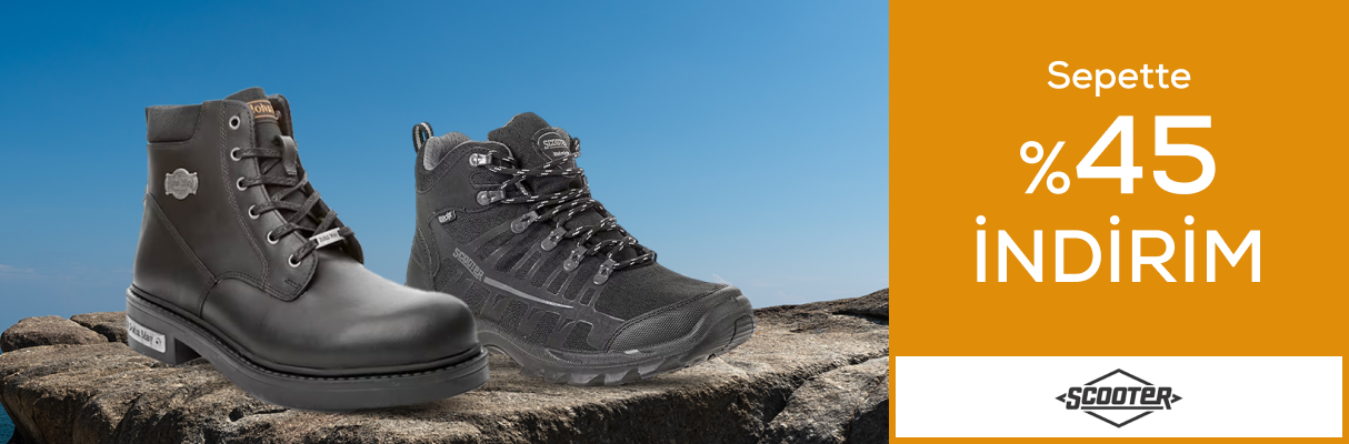 Scooter Ayakkabı Sepette %45 İndirim