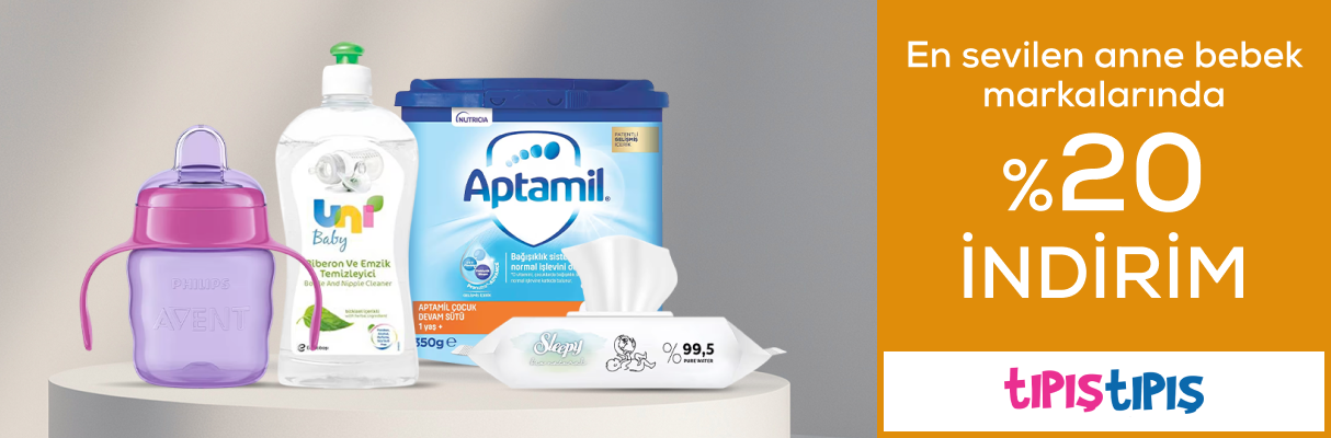 En Sevilen Anne Bebek Markalarında %20 İndirim